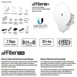 AirFiber 24-HD, 2Gbps+ 24GHz