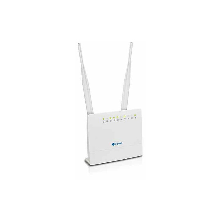MODEM ROUTER ADSL2+ DIGICOM RAW300L-A05 WIRELESS N 300Mbps USB 4 Porte LAN