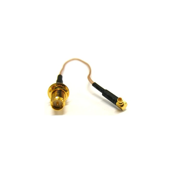 MMCX to RP-SMA Male pigtail, 20cm