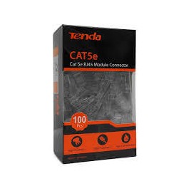 Tenda  TEH5E010 Connettori Cat 5 UTP placcati oro Fu - confezione 100 pezzi