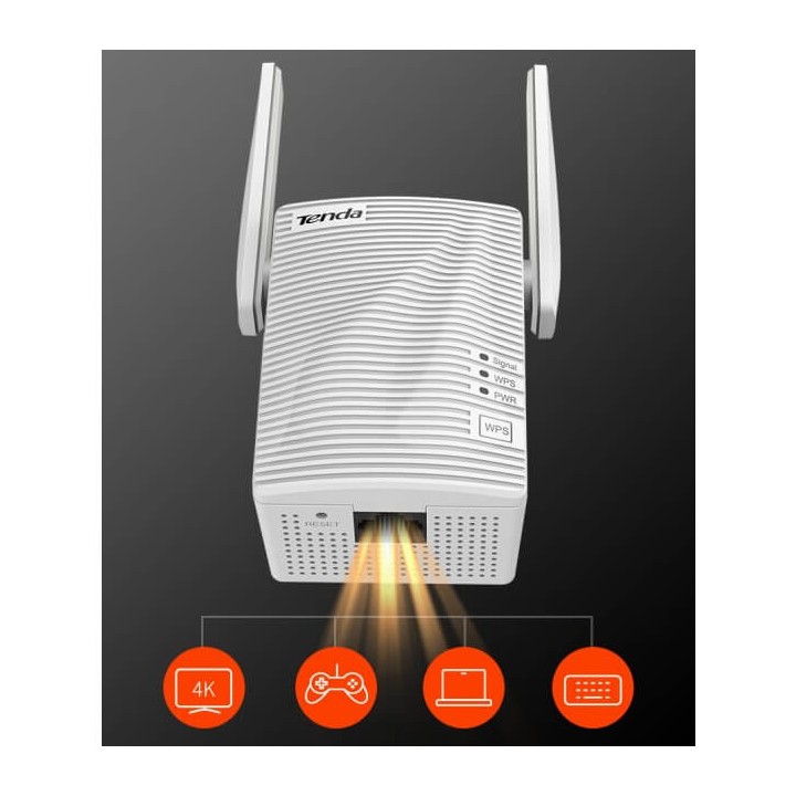 TENDA A18 Ripetitore wifi AC extender dual band 2,4Ghz e 5Ghz 1200Mbs