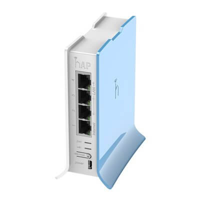 MIKROTIK ROUTERBOARD HAP LITE RB941-2nD-TC - Wireless Access Point, 650MHz, 4x Ethernet LAN, 2.4Ghz RouterOS Lv.4