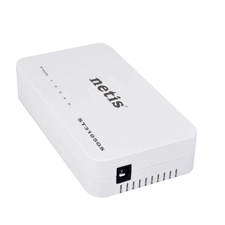 NETIS ST3105GS GIGABIT SWITCH LAN 5 PORTE ETHERNET 10/100/1000 MBPS RJ45 SDOPPIATORE HUB