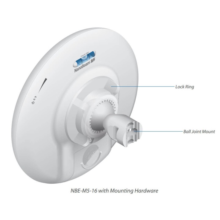 Ubiquiti NanoBeam M5 NBE-M5-19 - CPE access point outdoor POE 5GHz 19dBi