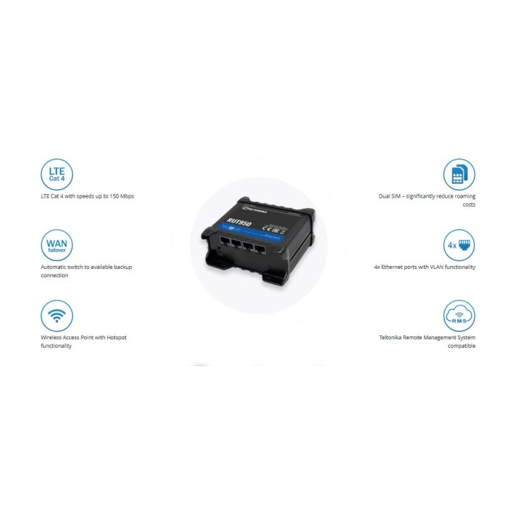 Teltonika RUT950 LTE 4G Router