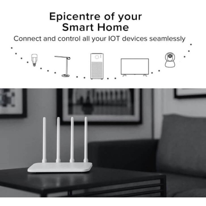 Xiaomi Mi Router 4C N300 Router Wi-Fi 300 Mbps a2.4 GHz, 802.11b/g/n, 4Antenne