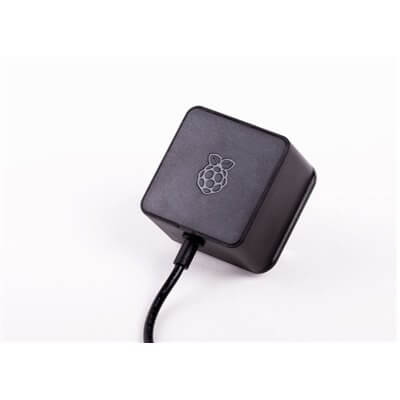 Raspberry Pi 4 Official Power Supply (5.1V – 3A) Black with EU Plug 1873417