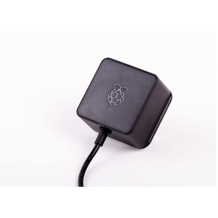 Raspberry Pi 4 Official Power Supply (5.1V – 3A) Black with EU Plug 1873417