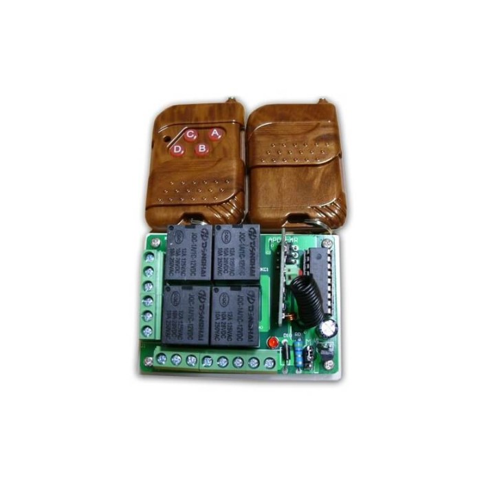 Interrutore on/off wireless - SWITCH WIRELESS 4 CH