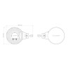 RF ELEMENTS Symmetrical Horn Carrier Class, 18.4dBi, 30 degree HG3-CC-S30