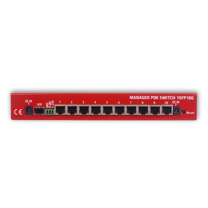 Tinycontrol POESWG-101 managed PoE switch 10x GE 1x SFP (passive PoE) TCT-POESWG-101