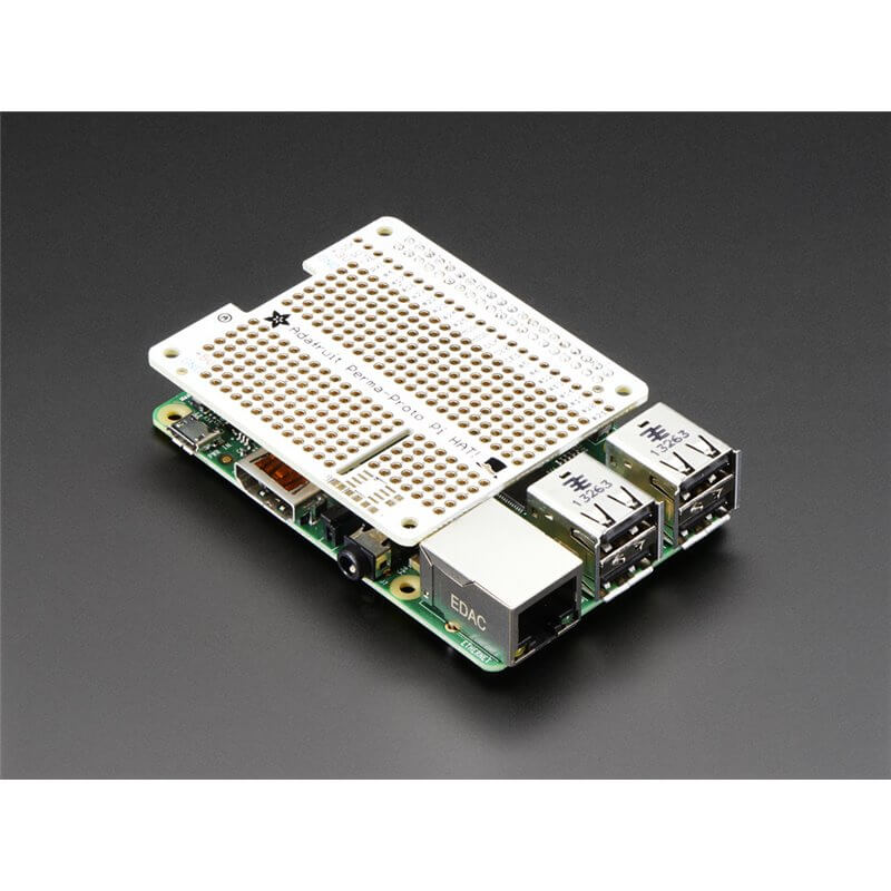 Adafruit Perma-Proto HAT for Pi Mini Kit - No EEPROM per Raspberry Pi