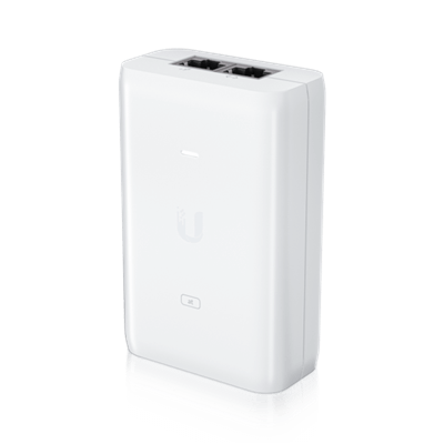 Ubiquiti PoE Injector 802.3AT U-POE-at-EU compatibile con U6-LR, U6-Lite, U6-Pro