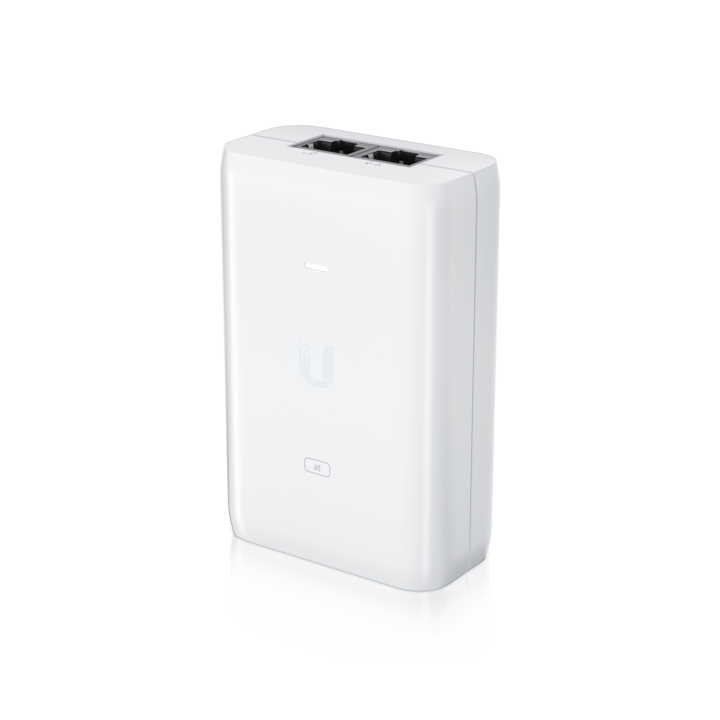 Ubiquiti PoE Injector 802.3AT U-POE-at-EU compatibile con U6-LR, U6-Lite, U6-Pro