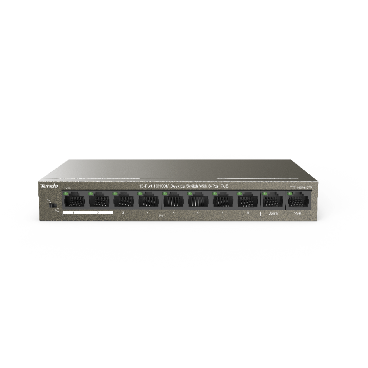 TENDA TEF1110P-63W 8-Port10/100Mbps POE + 2 port