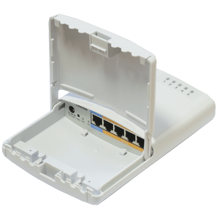 MIKROTIK ROUTERBOARD RB750P-PBr2 PowerBox - 5xLAN,  RouterOS Lv.4