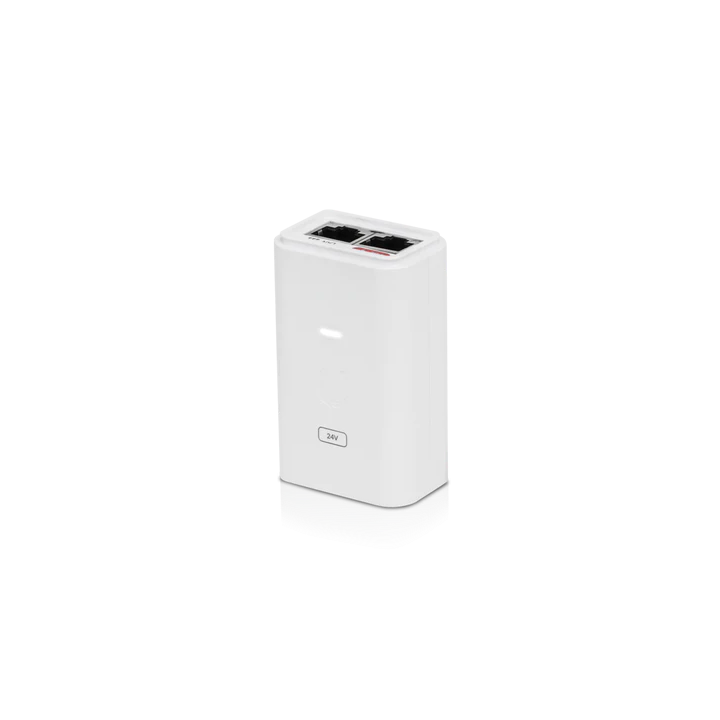 Ubiquiti PoE Injector, 24VDC, 7W POE-24-7W-G-WH-EU