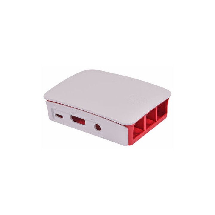 Contenitore ufficiale per Raspberry Pi 3 Model B, 2 B, B+, Rosso/bianco