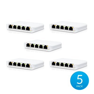 Ubiquiti UniFi Switch 5-port USW-Flex-Mini-5 5 pack
