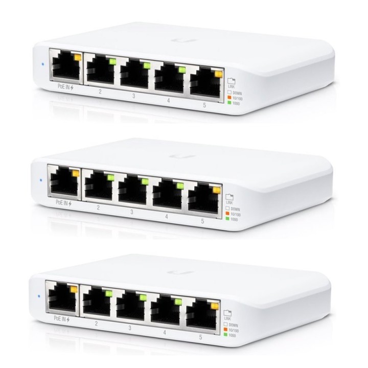 Ubiquiti UniFi Switch 5-port USW-Flex-Mini-3 3 pack