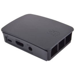 Contenitore ufficiale per Raspberry Pi 3 Model B, 2 B, B+, nero/grigio