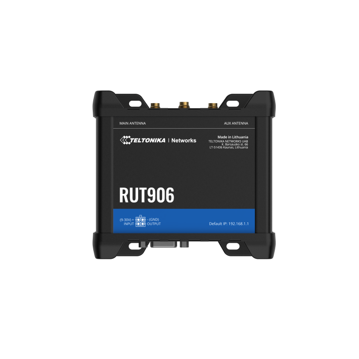 Teltonika RUT906 LTE Cat 4 Router 4G/LTE RS232/RS485 Industrial Router RUT906000000