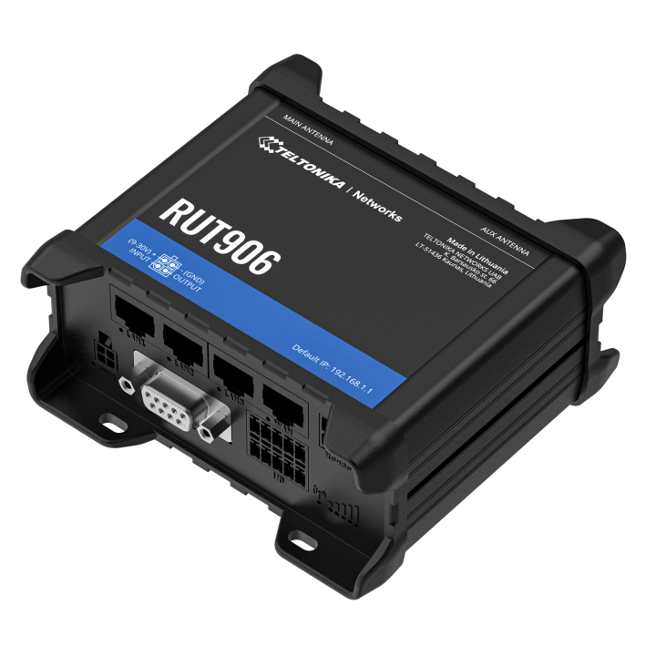 Teltonika RUT906 LTE Cat 4 Router 4G/LTE RS232/RS485 Industrial Router RUT906000000