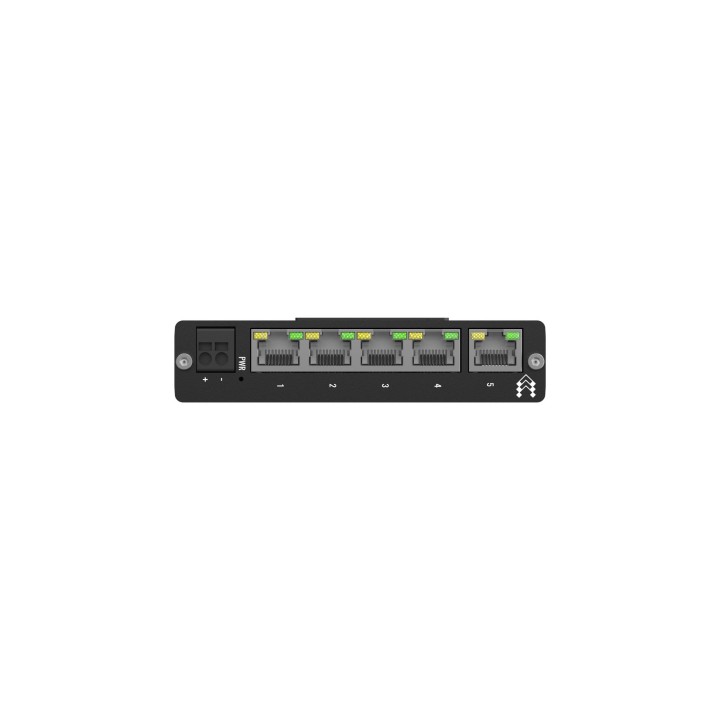 Teltonika TSW010 DIN Rain Switch 5 x Fast Ethernet (10/100) Supporto Power over Ethernet (PoE) Nero TSW010000000