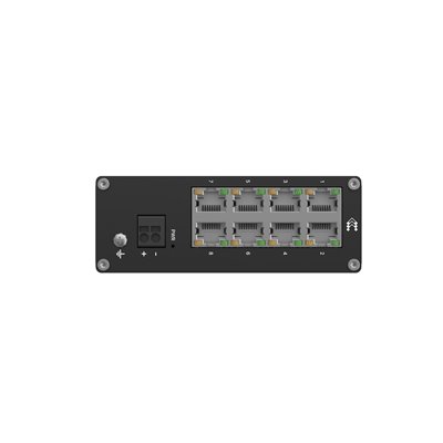 Teltonika TSW030 DIN Rain Switch 8 x Fast Ethernet (10/100) Supporto Power over Ethernet (PoE) Nero TSW03000B000