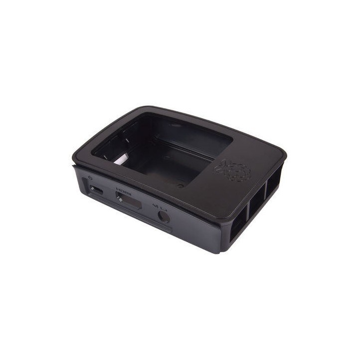 Contenitore ufficiale per Raspberry Pi 3 Model B, 2 B, B+, nero/grigio
