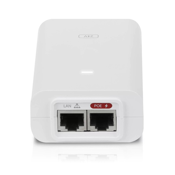 Ubiquiti PoE 24V 24W Gigabit Power Adapter POE-24-24W-G-WH White