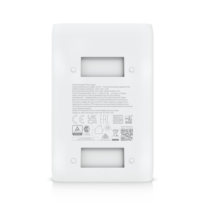 Ubiquiti UACC-PoE+-2.5G 2.5G PoE+ Adapter (30W)
