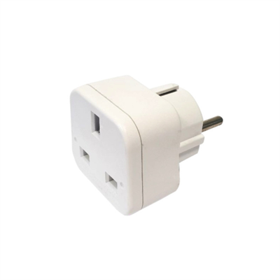 ADATTATORE DA VIAGGIO SPINA/PRESA SCHUKO/INGLESE