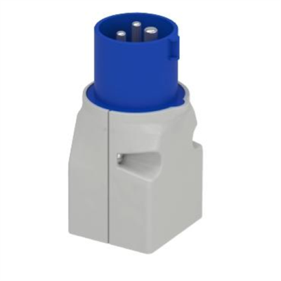 ADATTATORE IC 2P+T 16A 230V/2P+T - 2 BIPASSO - ITALIA