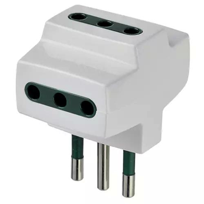 ADATTATORE MULTIPRESA S11+3P11 BIANCO