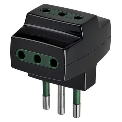 ADATTATORE MULTIPRESA S11+3P11 NERO