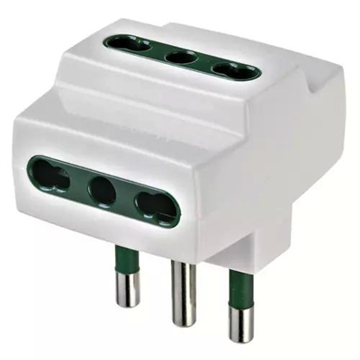 ADATTATORE MULTIPRESA S17+3P17/11 BIANCO