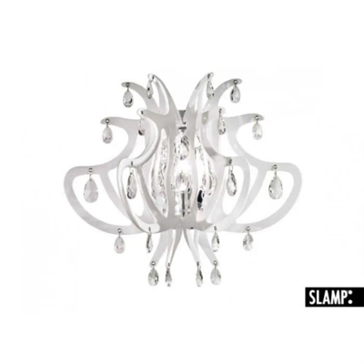 APPLIQUE SLAMP LILLIBET MINI WALL WHITE (W.TRANSP.CRYSTALS) - PRODOTTO ESPOSIZIONE
