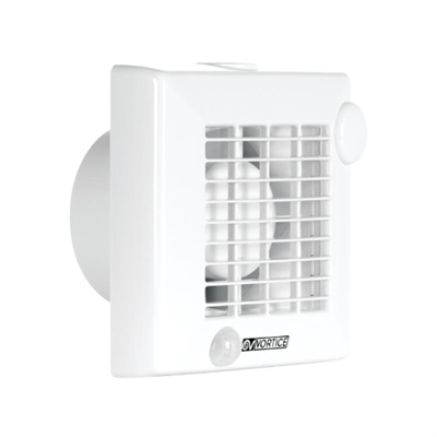 ASPIRATORE ELICOIDALE DA MURO VORTICE M 120/5" PIR LL - CON RILEVATORE DI PRESENZE