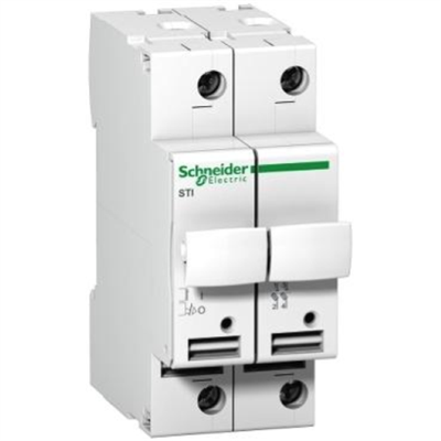 BASE PORTAFUSIBILE STI - 2P - 10.3X38 - 500 VCA