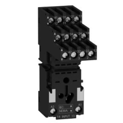 BASE RXZ - CONTATTO SEPARATO - 10 A -  250V - CONNETTORE - PER RELÈ RXM4
