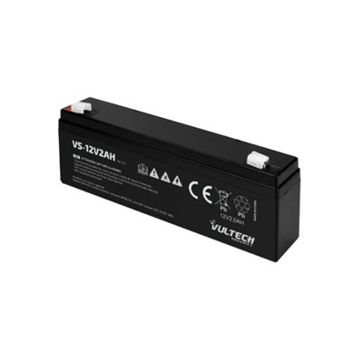 BATTERIA ERMETICA AL PIOMBO VS-12V2AH 12V 2A RICARICABILE (AGM)