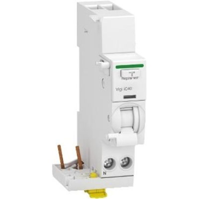 BLOCCO DIFFERENZIALE SINGOLE PARTENZE VIGI IC40 1P+N 25A 300MA TIPO AC