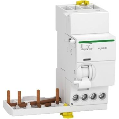 BLOCCO DIFFERENZIALE SINGOLE PARTENZE VIGI IC40 3P+N 25A 300MA TIPO AC