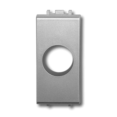BT-LIGT ADATTATORE PER LA SERIE CIVILE BTICINO LIGHT TECH ® DI COLORE GRIGIO SCURO CON 1 FORO PER LE PRESE A 1 USCITA (SPI E SPF