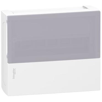 CENTRALINO RESI9 MP PARETE 12 MODULI BIANCO PORTA TRASLUCIDA
