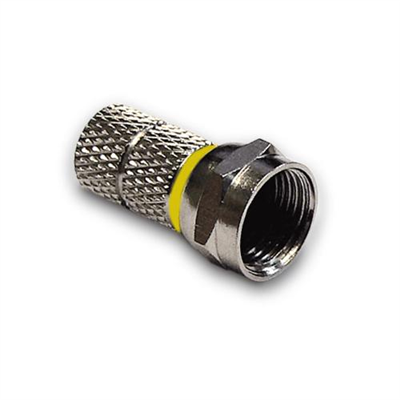 CF66B CONNETTORE DI TIPO F A VITE CON FISSAGGIO DEL CAVO DA 6,6 MM AD AVVITARE