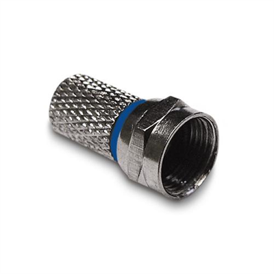 CF70B CONNETTORE DI TIPO F A VITE CON FISSAGGIO DEL CAVO DA 7 MM AD AVVITARE