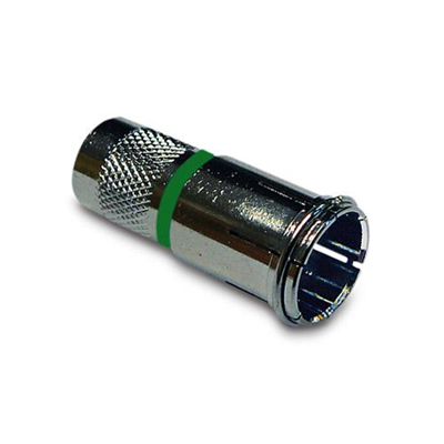 CFR60B CONNETTORE DI TIPO F RAPIDO CON FISSAGGIO DEL CAVO DA 6 MM AD AVVITARE