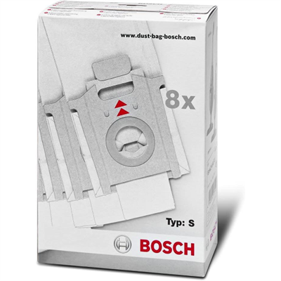 CONF. 8 SACCHETTI CON CHIUSURA PER ASPIRAPOLVERE BOSCH BHS2 BHS4